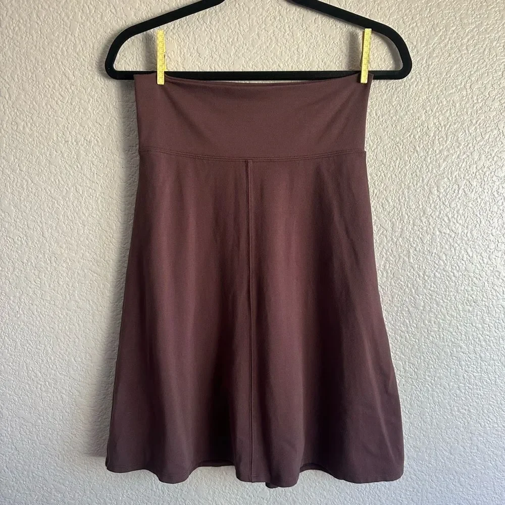 Athleta Chocolate Brown A-Line Skirt - Size S